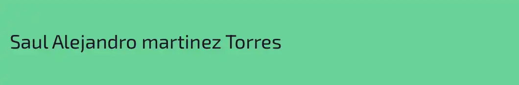 Saul Alejandro martinez Torres